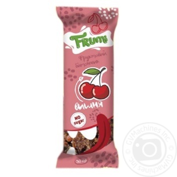 Батончик фруктовый Frumi вишня 30г - купить, цены на NOVUS - фото 1