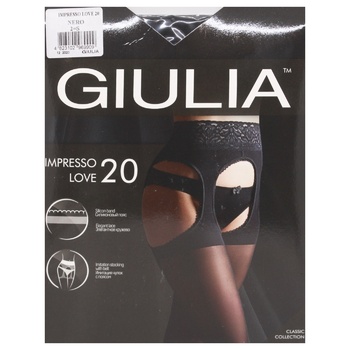 Колготы женские Giulia Impreso Love 20 Den Nero размер 2