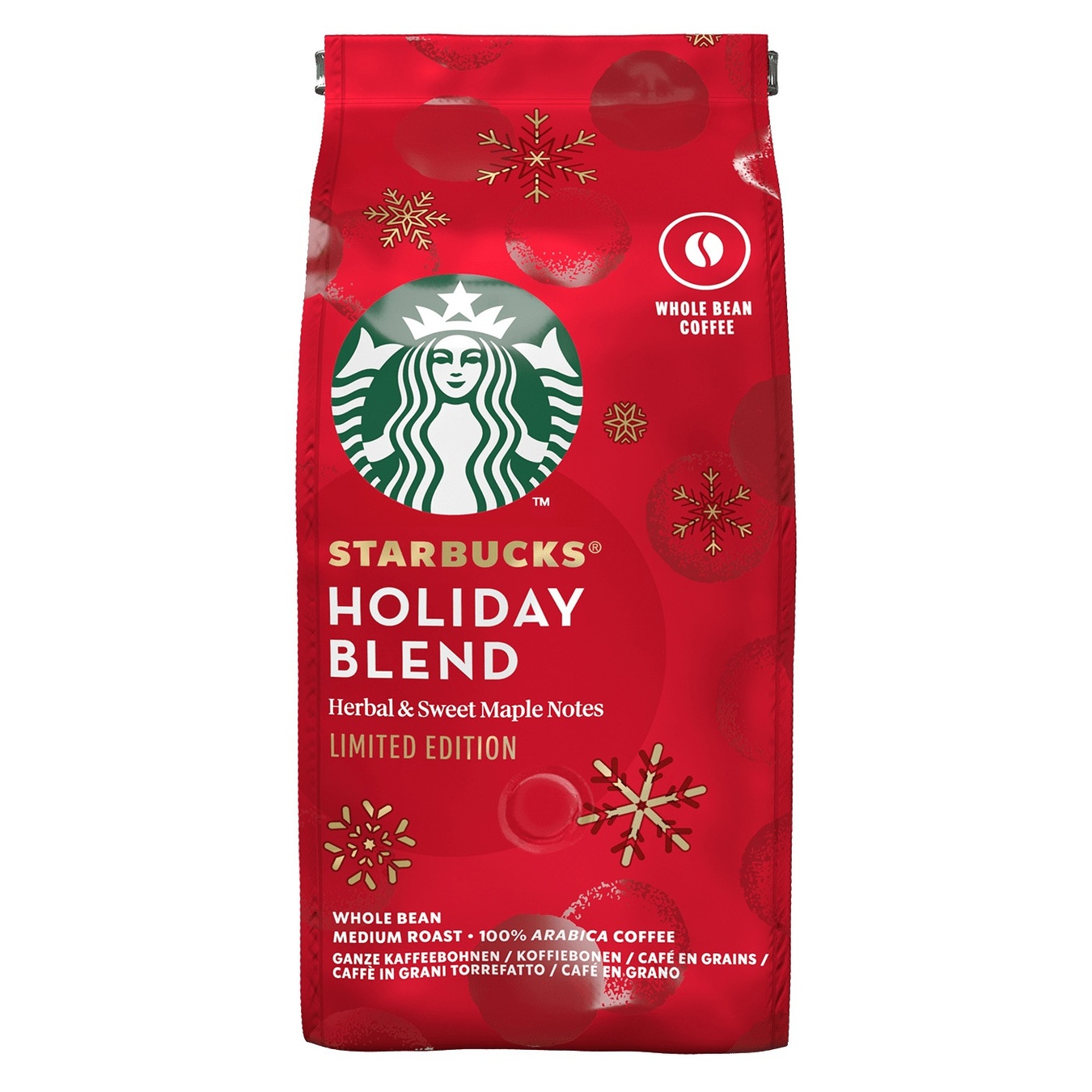 

Кофе Starbucks Holiday Blend зерно 190г