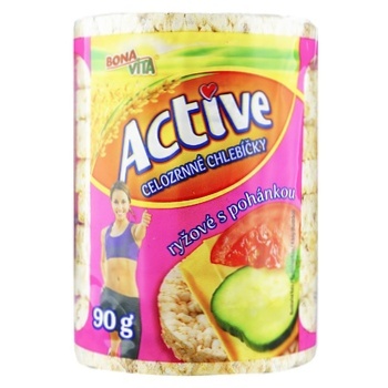 Bona Vita Active Rrice-Buckwheat Crispbread 90g - buy, prices for NOVUS - photo 1