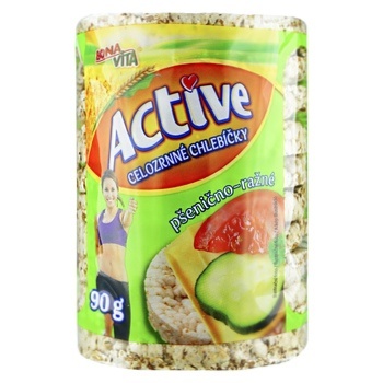 Bona Vita Active Rye-Wheat Crispbread 90g - buy, prices for NOVUS - photo 1