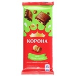 Korona Milk Chocolate with Whole Hazelnuts 90п