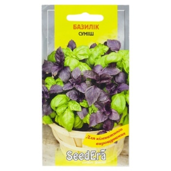 Seedera Indoor Flowers Basil Mix Seeds 0.3g - buy, prices for - photo 1