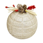 MD2161 Christmas Bulb with a Decor 10cm