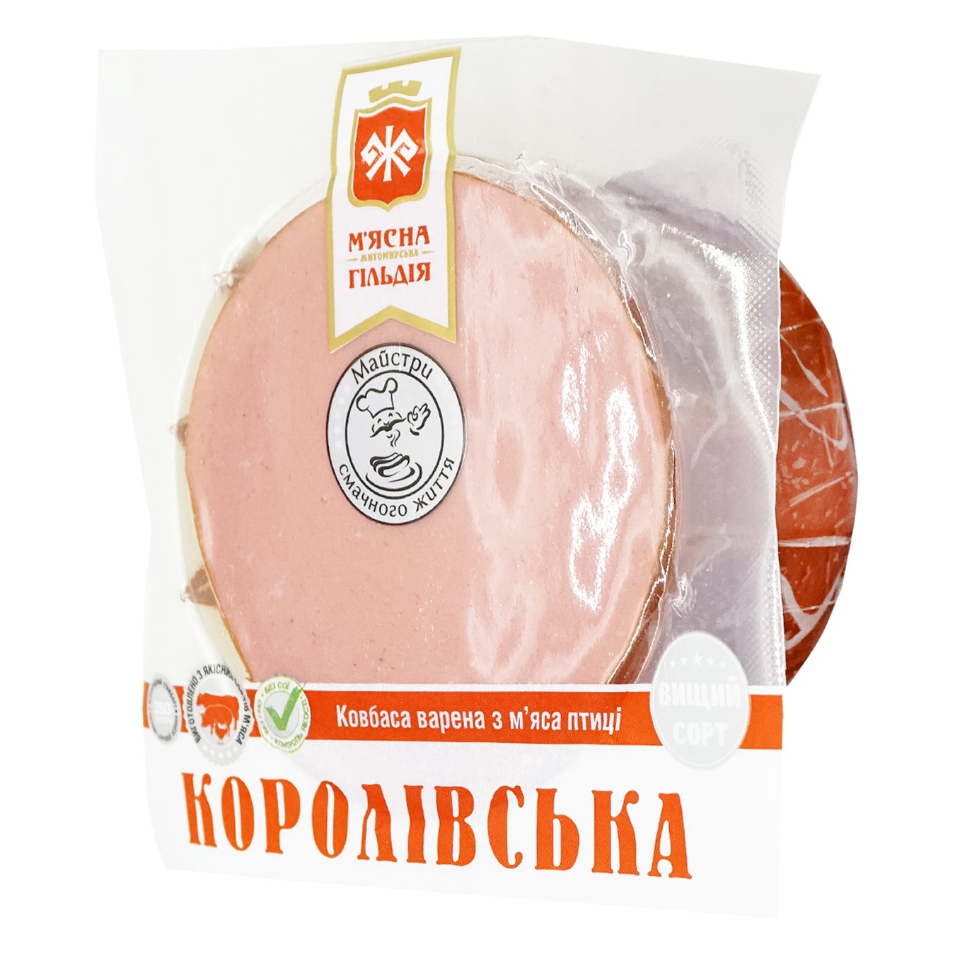 

Колбаса Мясная гильдия Королевская вареная в / с 280г