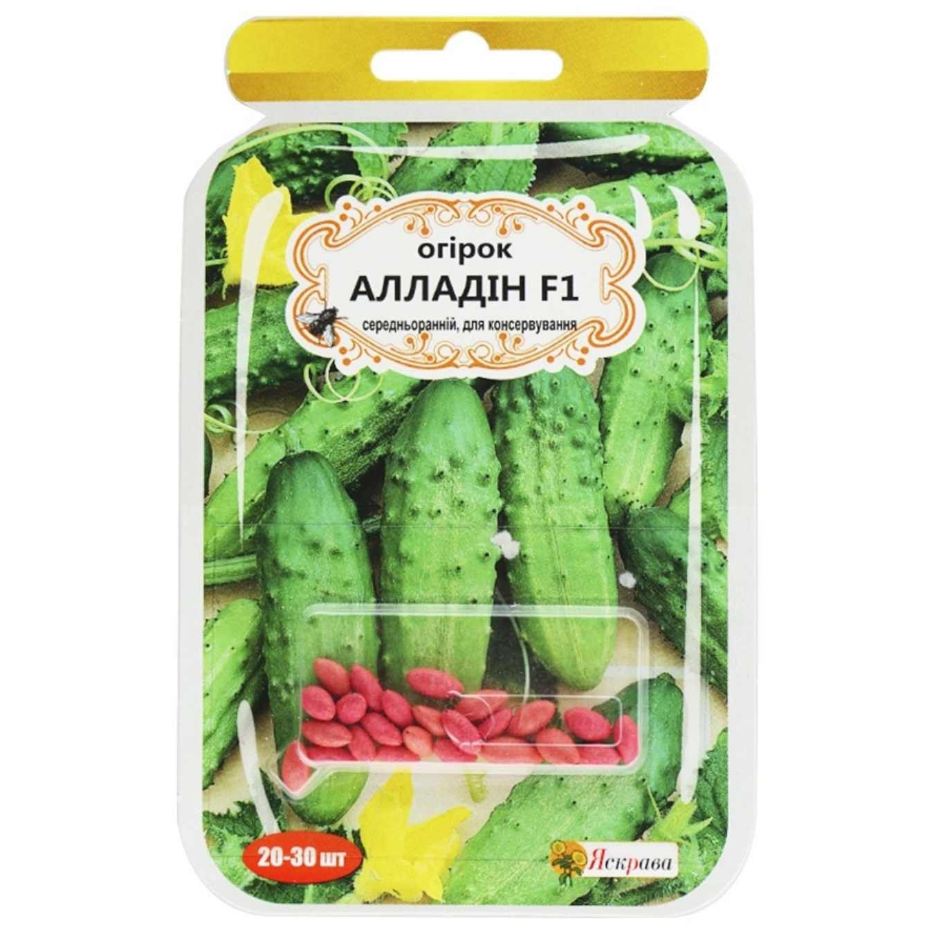 

Семена Яскрава Огурец Алладiн драже 20-30шт