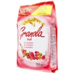Sante Granola Whole Grain Crispy Cereal Flakes with Strawberry, Cranberry and Raspberry 350g