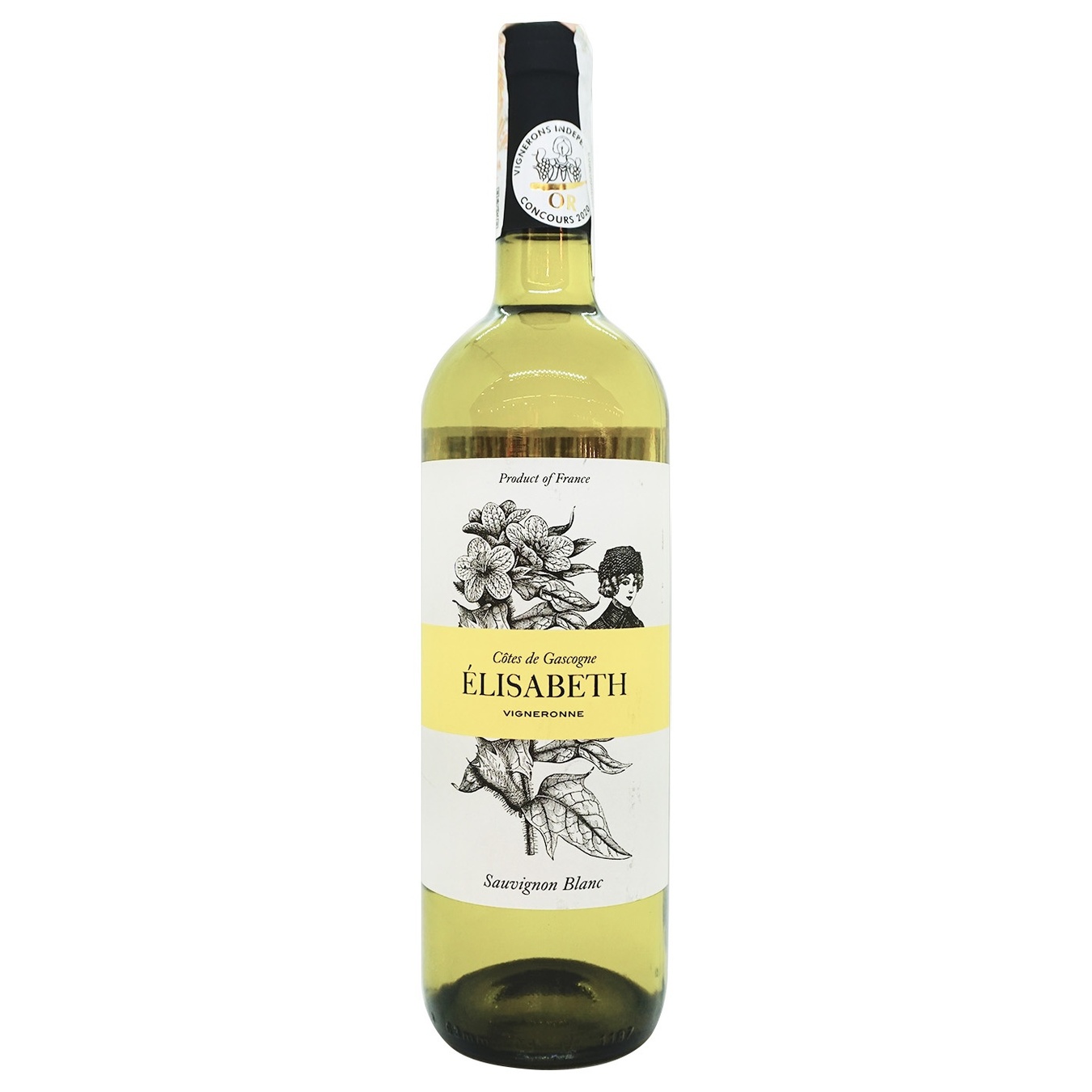 

Вино Elisabeth Sauvignon Blanc Cotes de Gascogne белое полусухое 11% 0,75л