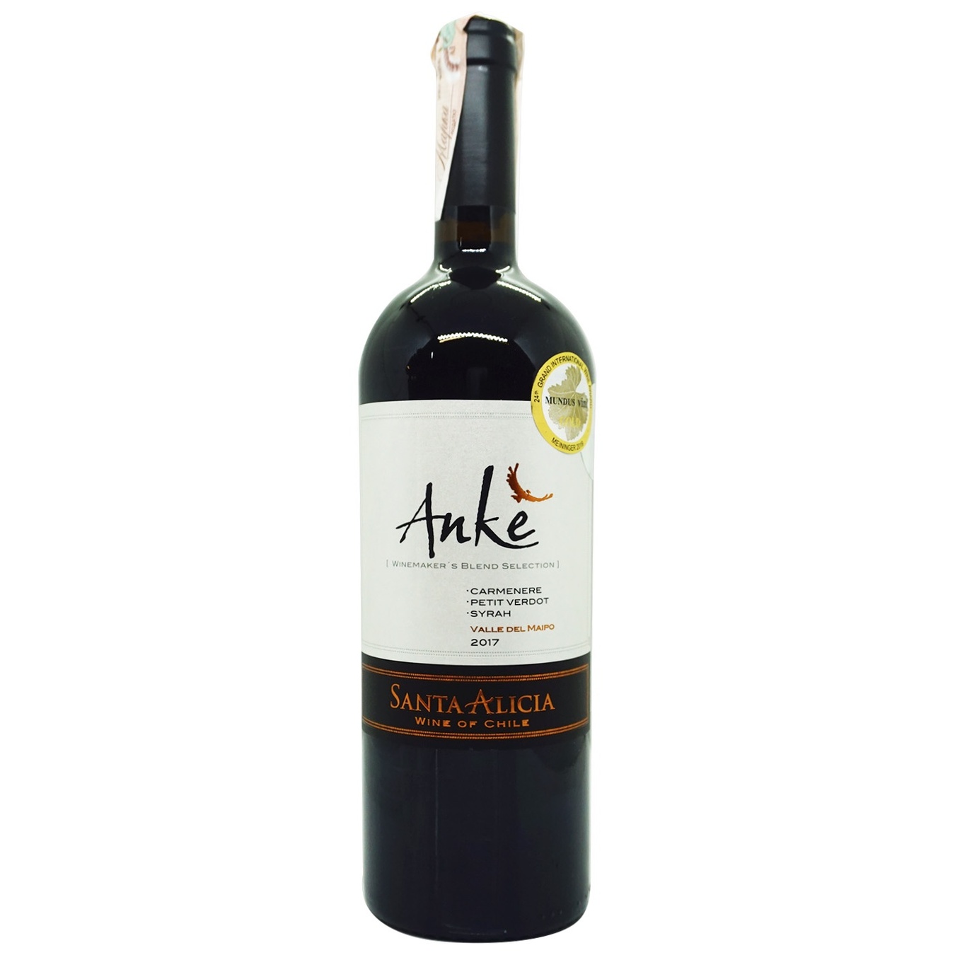 

Вино Santa Alicia Anke Valle del Maipo красное сухое 14% 0,75л