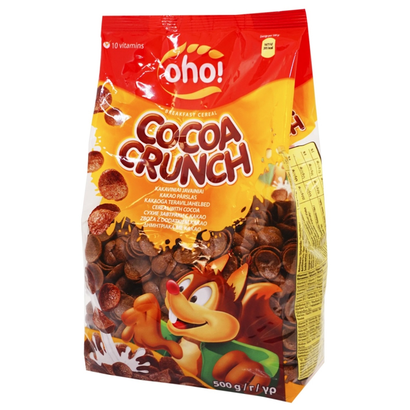 

Завтрак сухой Oho Сосоа Сrunch с какао 500г