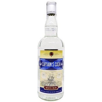 Ром Old Capitain's Cask White 37,5% 0,7л - купити, ціни на NOVUS - фото 1