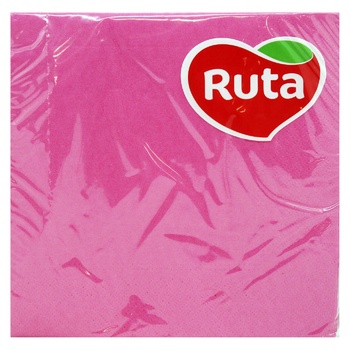 Ruta Champagne Napkins 33x33 3layer 20pcs - buy, prices for Supermarket "Kharkiv" - photo 2