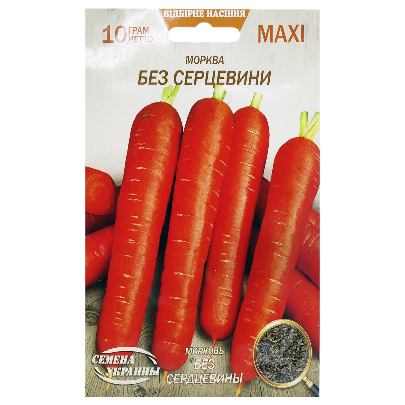 

Семена Семена Украины Maxi Морковь в ассортименте