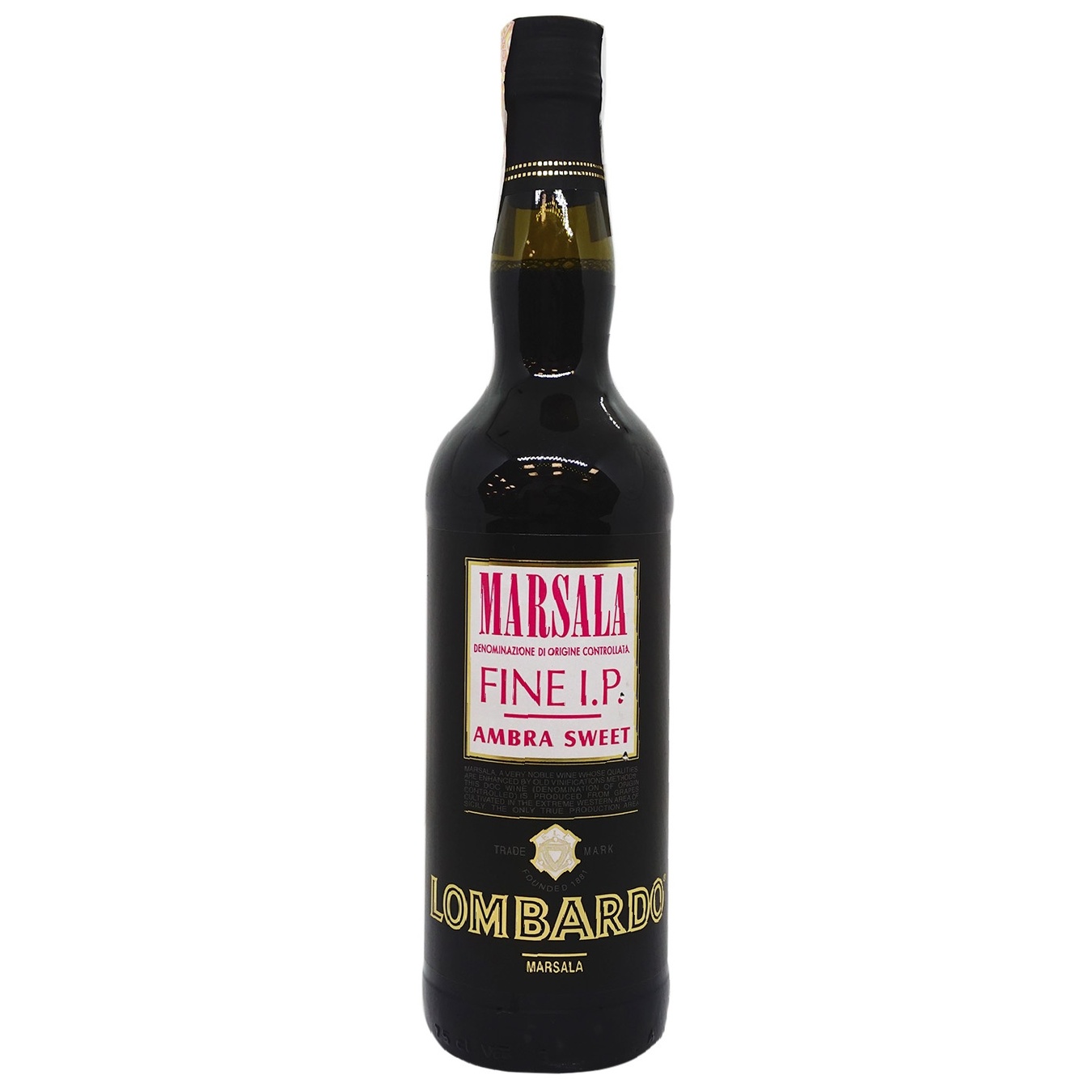 

Вино Marsala Fine I.P. Ambra белое сладкое 17% 0,75л
