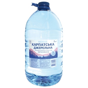 Novus Karpats'ka Dzherel'na Non-Carbonated Mineral Water 6l - buy, prices for NOVUS - photo 1