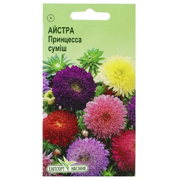 Elitsortnasinnya Flowers Aster Princess Seeds Mix - buy, prices for NOVUS - photo 1