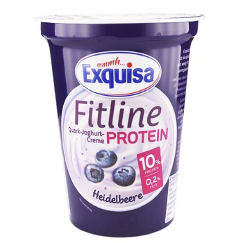 Exquisa Fitline Protein Blueberry Cream-Yogurt 10% 400g - buy, prices for NOVUS - photo 1