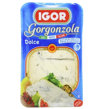 Igor Gorgonzola Dolche Cheese 48% 150g - buy, prices for NOVUS - photo 1