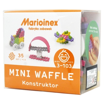 Конструктор Marioinex 3 Mini Waffle 35 деталей - купить, цены на - фото 1