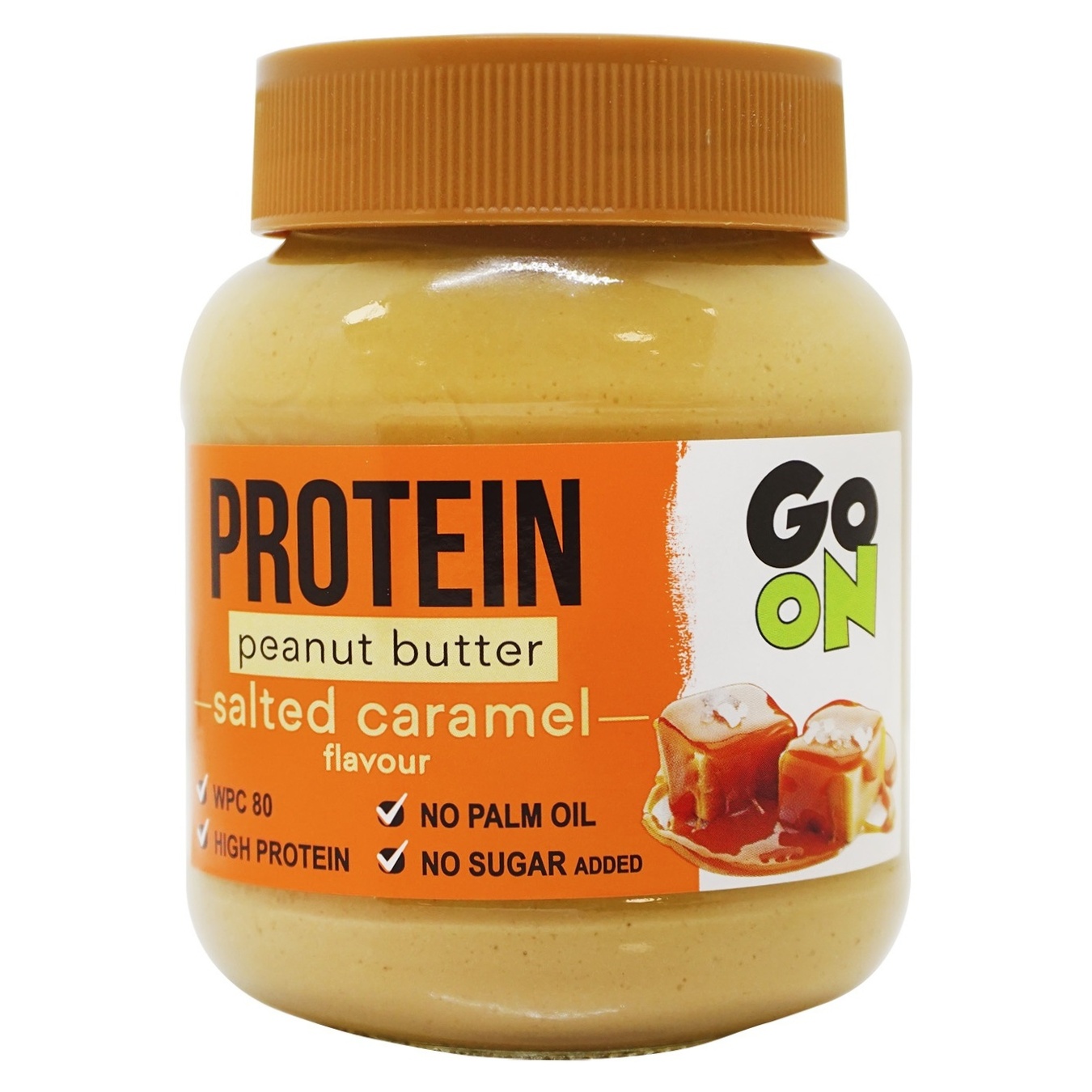 

Паста арахисовая Go On Nutrition с протеином со вкусом соленой карамели 350г