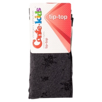 Колготки дитячі Conte Kids Tip-Top темно-сірий розмір 150-152 - купити, ціни на - фото 2