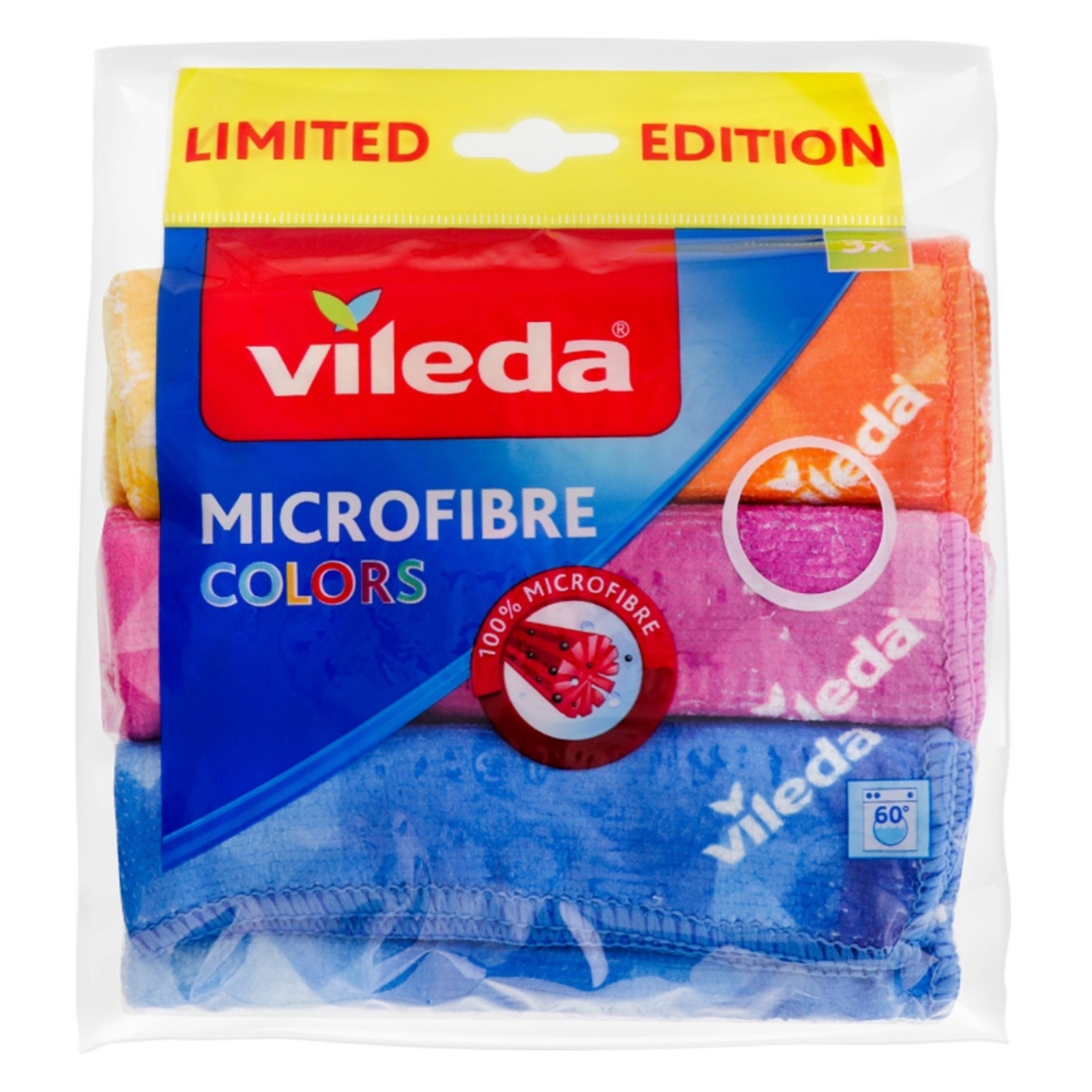 

Салфетка Vileda Microfibre Colors Desgin микрофибра 3шт