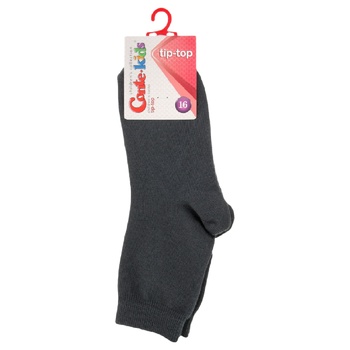 Conte Kids Tip-Top Dark Gray Children's Socks Size 16 - buy, prices for COSMOS - photo 1