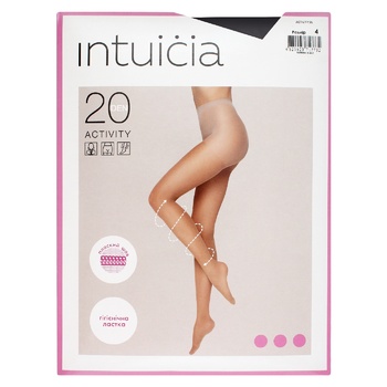 Intuyitsiya Activity Black Women's Tights 20den 4s - buy, prices for MegaMarket - photo 1