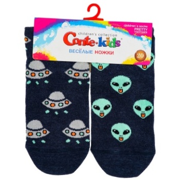 Conte Kids Pretty Tootsies Light Blue Children's Socks Size 20 - buy, prices for ULTRAMARKET - photo 1