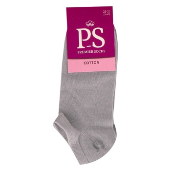 Носки Premier Socks женские демисезонные серые 23-25р - купить, цены на NOVUS - фото 1