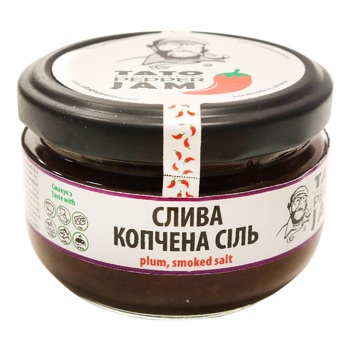 Tato Pepper Jam Plum, Smoked Salt Sauce-Jam 130g - buy, prices for NOVUS - photo 1