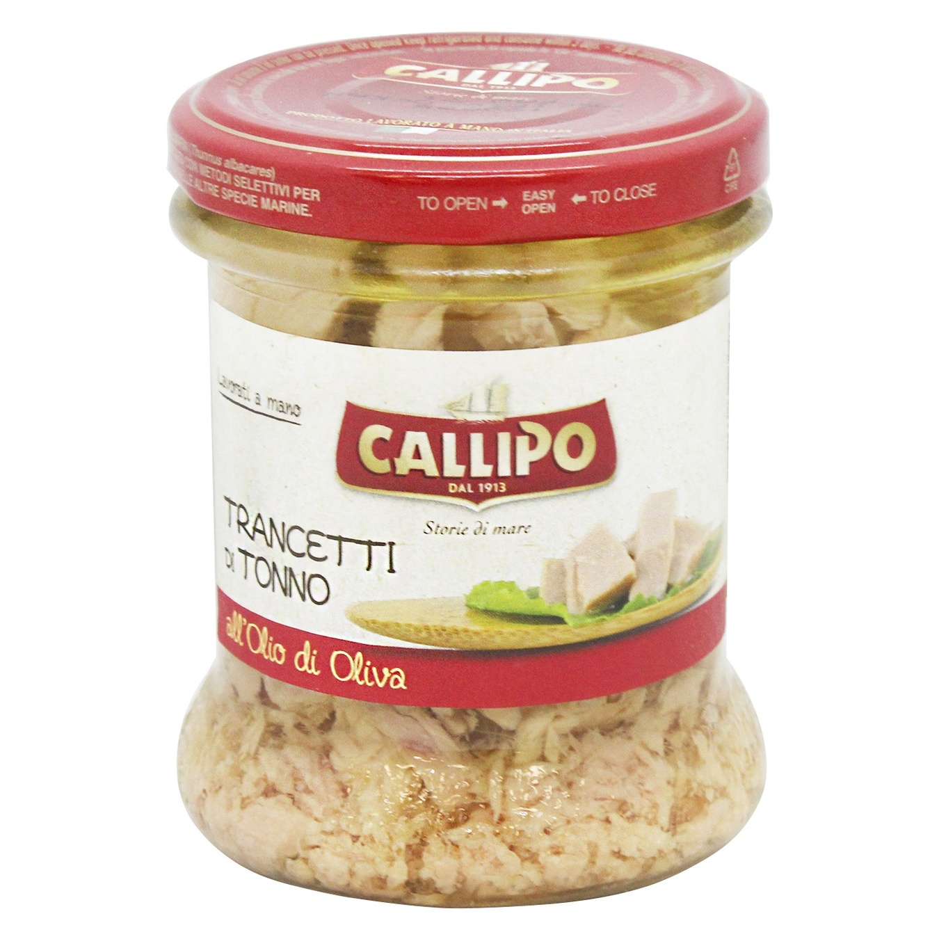 

Тунец Callipo кусочками в оливковом масле 170г