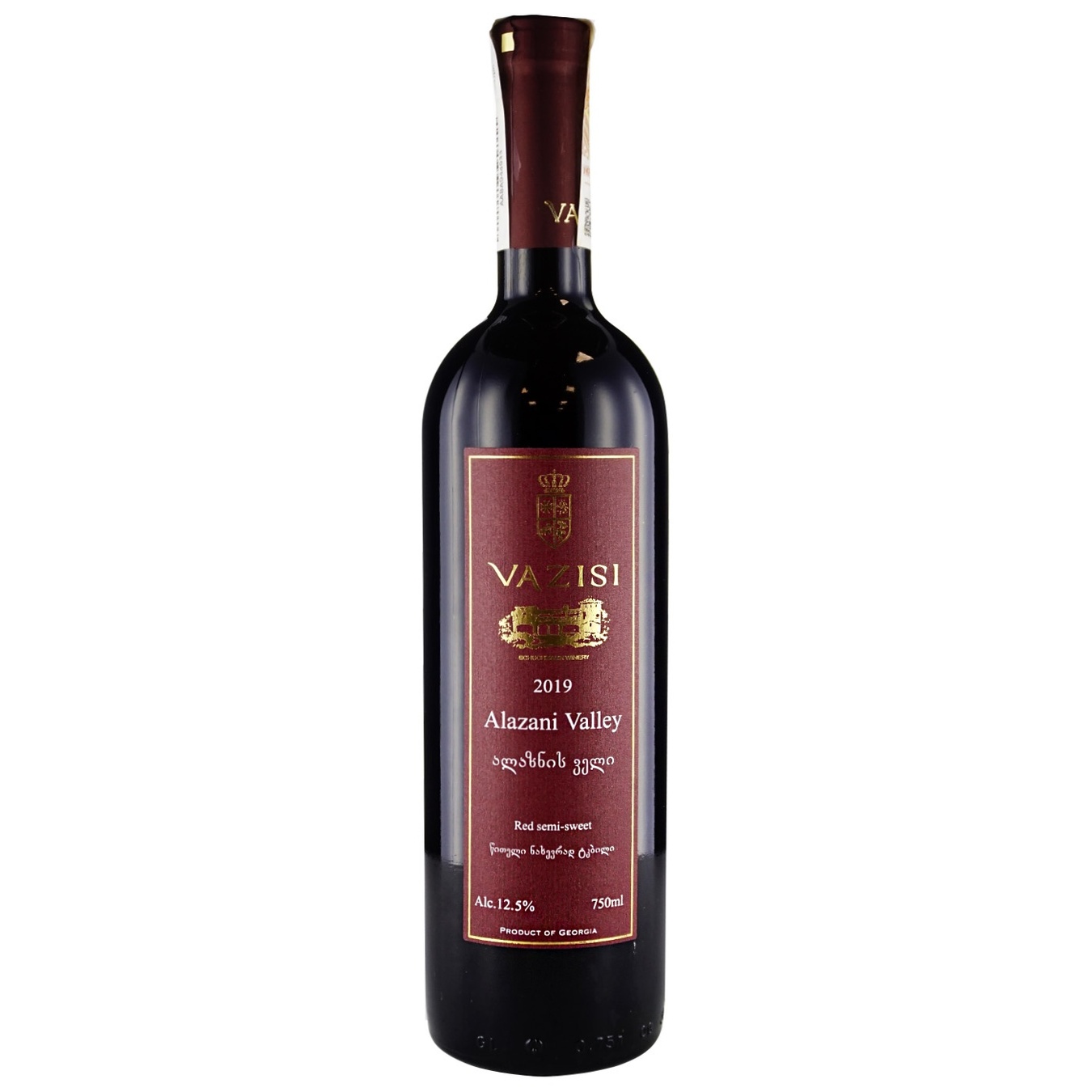 

Вино Schuchmann Wines Georgia Vazisi Alazani Valley Red красное полусладкое 13% 0,75л