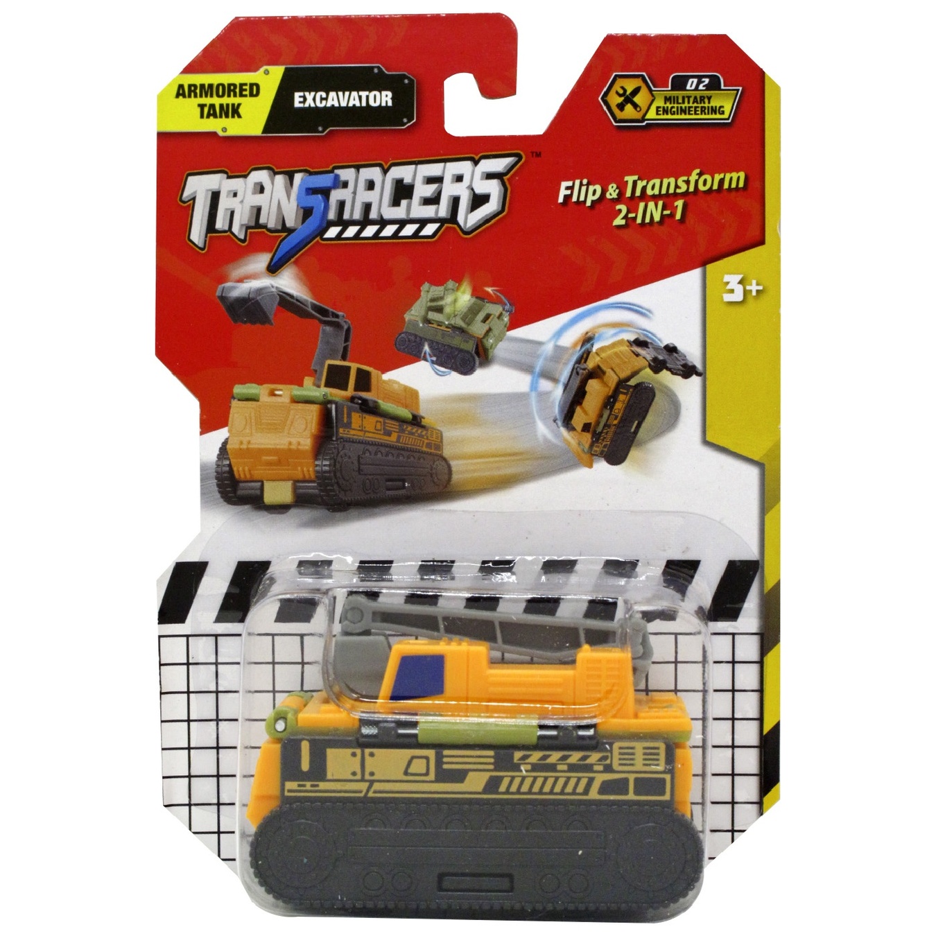 

Игрушка TransRacers Машинка 2 в 1 Танк + Автокран