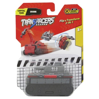 Игрушка TransRacers Машинка 2 в 1 Радиолокационная станция + Дорожный каток