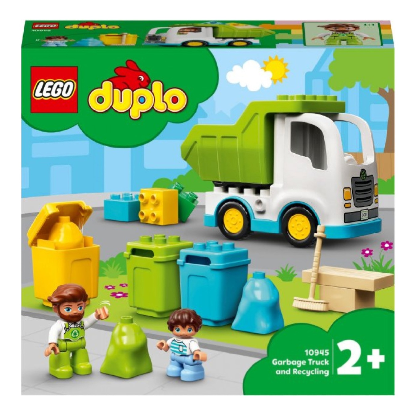 

Конструктор Lego Duplo Мусоровоз и контейнеры для раздельного сбора мусора 10945