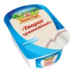 Сир кисломолочний Звени Гора Традиційний нежирний 0% 230г