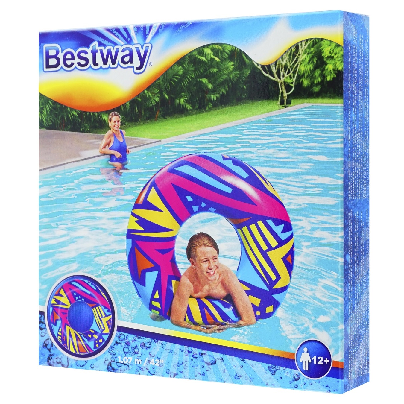 

Круг для плавания надувной Bestway Геометрия