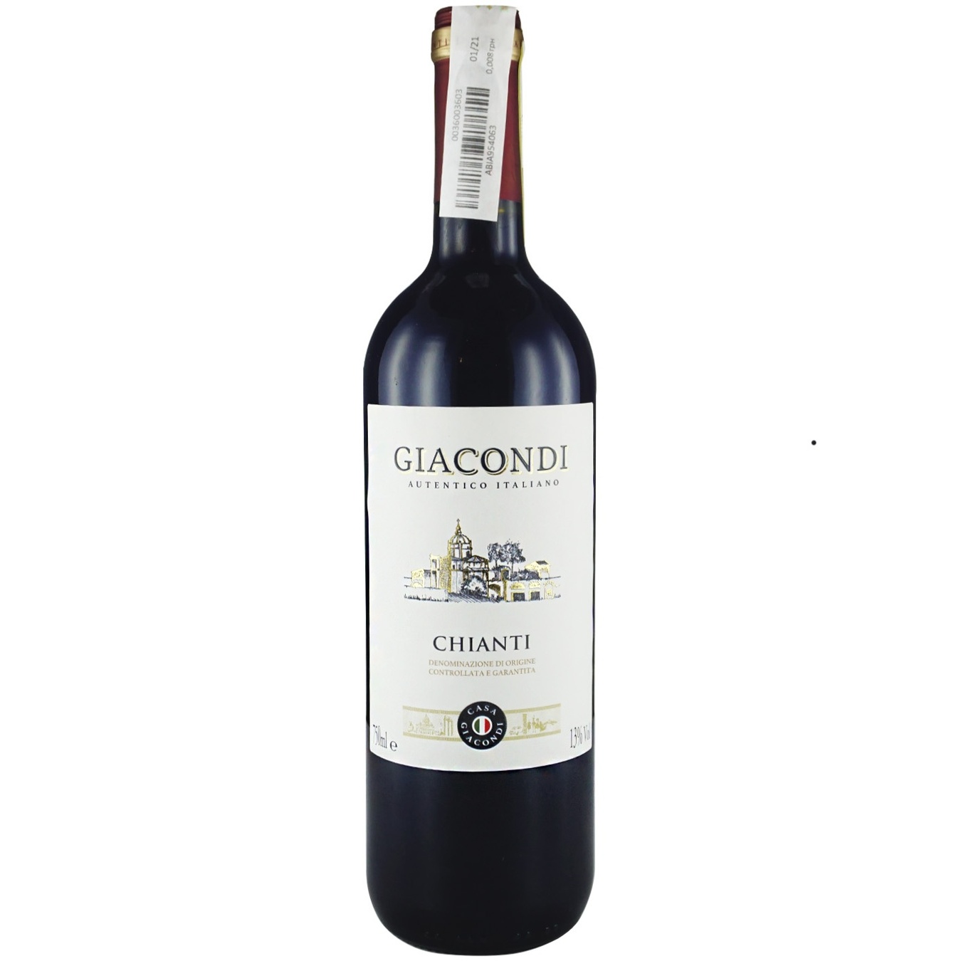 

Вино Giacondi Chianti DOCG красное сухое 12,5% 0,75л