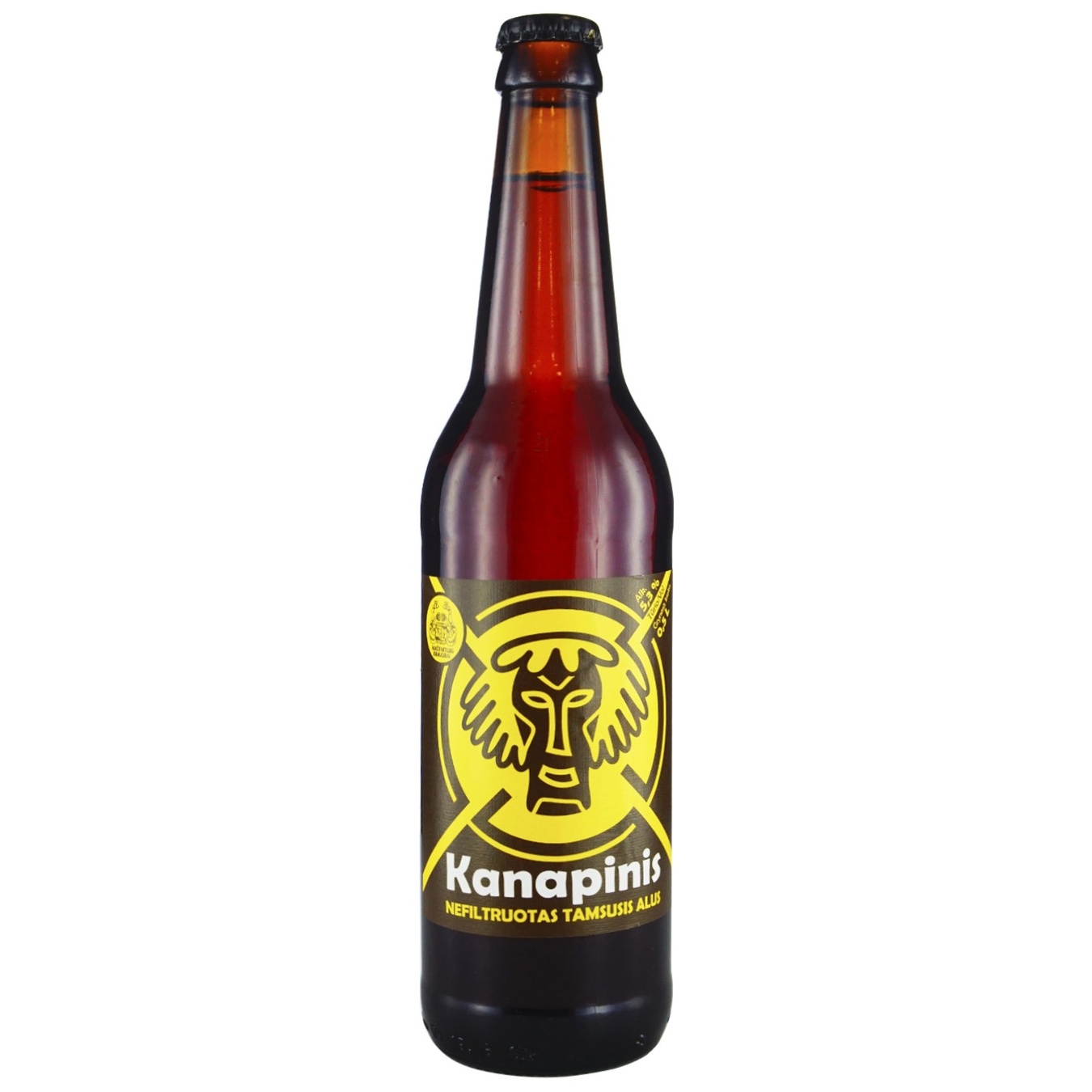 

Пиво Kanapinis темное 5,3% 0,5л
