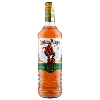 Ромовий напій Captain Morgan Tiki Mango&Pineapple 25% 0,7л - купити, ціни на WINETIME - фото 1