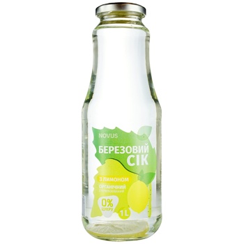 Novus Cheerfulness Birch Sap with Lemon 1l - buy, prices for NOVUS - photo 1