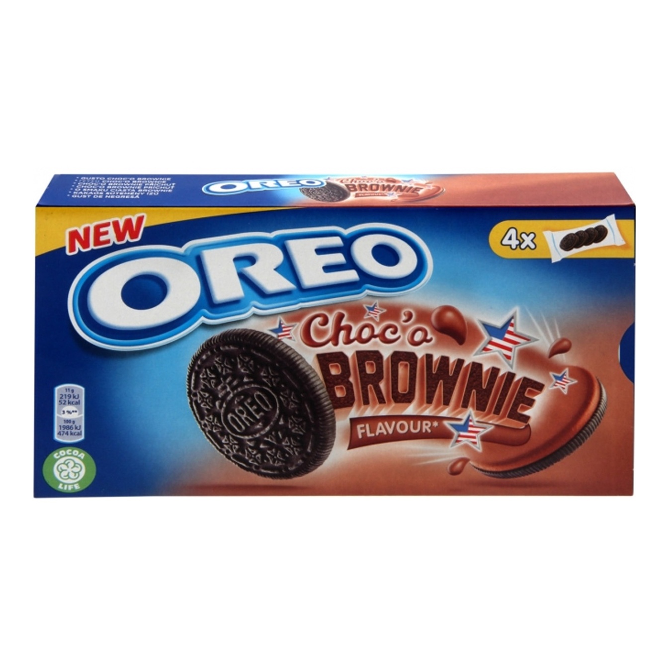 

Печенье Oreo Choco Brownie с шоколадной начинкой 176г