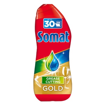 Гель для посудомоечных машин Somat Gold Анти-жир 540мл - купить, цены на Auchan - фото 2