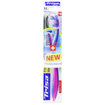 Trisa Flexible Head Bristles Medium Hardness Toothbrush - buy, prices for NOVUS - photo 1