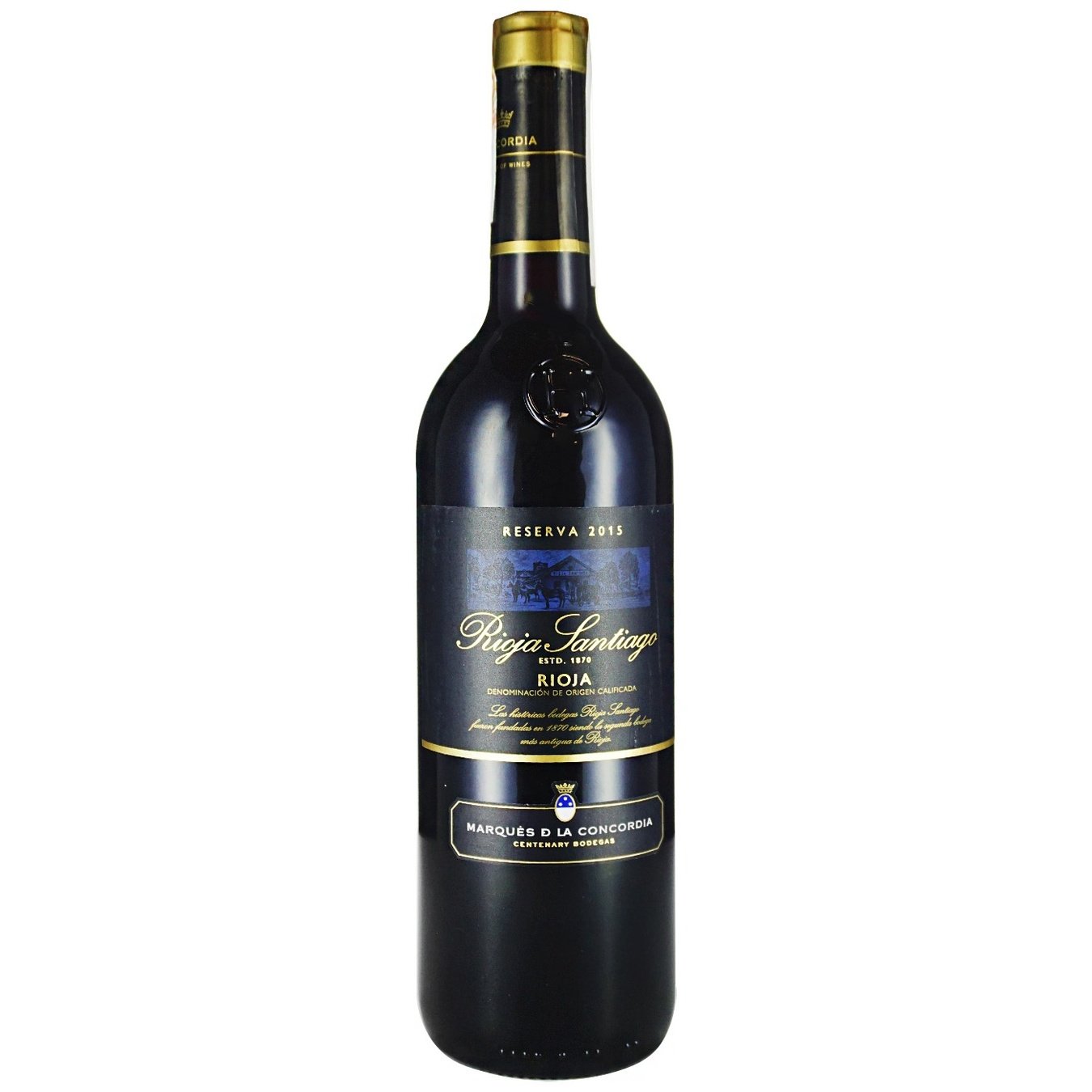 

Вино Rioja Santiago Reserva Rioja красное сухое 13,5% 0,75л