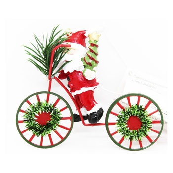 Koopman New Year's Hanging Figure on a Bicycle 12cm in Assortment - buy, prices for NOVUS - photo 1