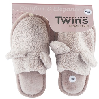 Twins HS TEDDI Children's Domestic Fur Slippers Size 28-35 - buy, prices for - photo 2