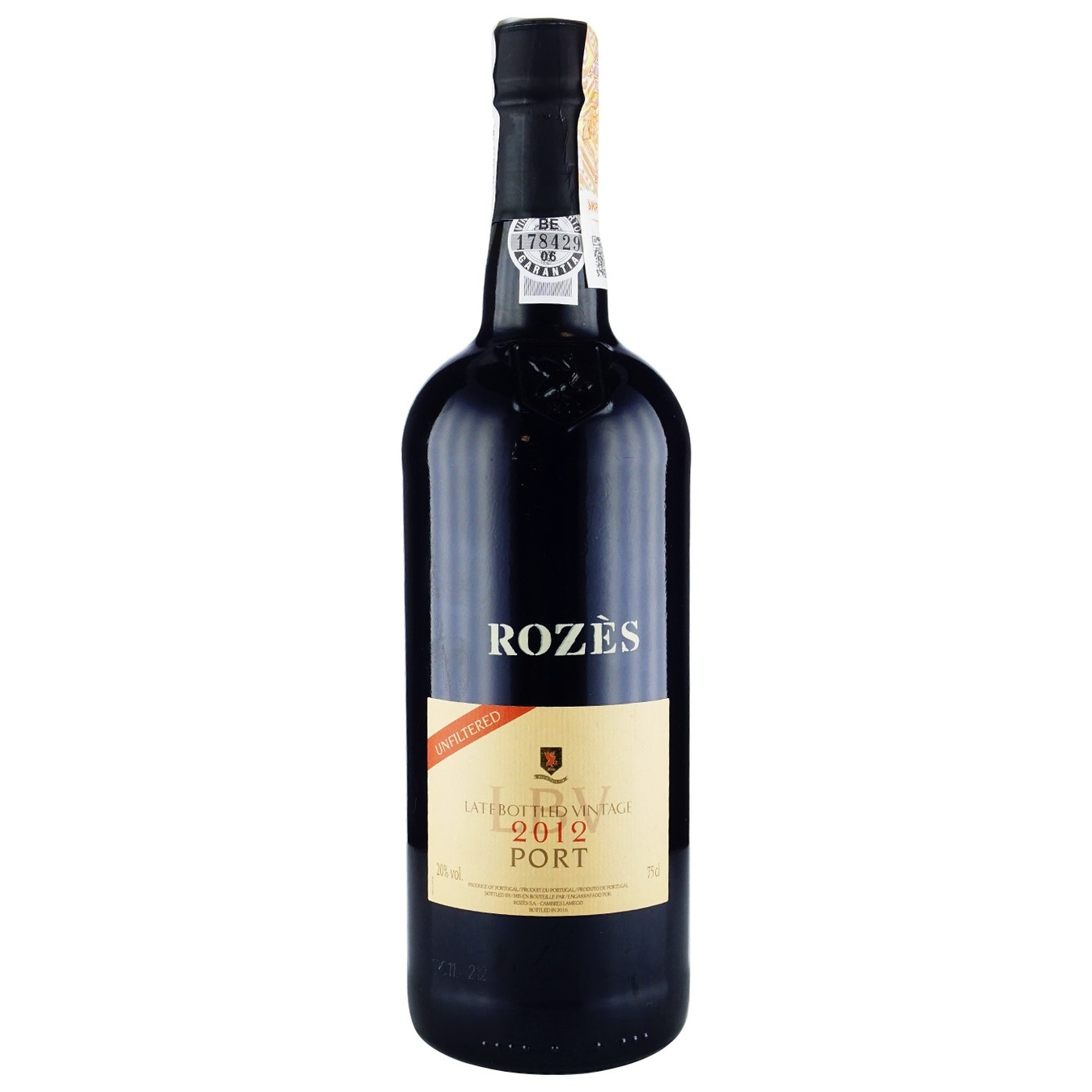 

Вино Port Rozes Late Bottled Vintage красное крепленое 20% 0,75л