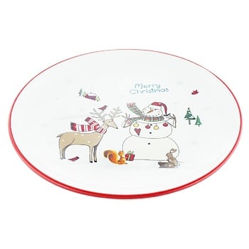 Koopman New Year's Round Plate with a Pattern of 20 cm in Assortment - buy, prices for - photo 2